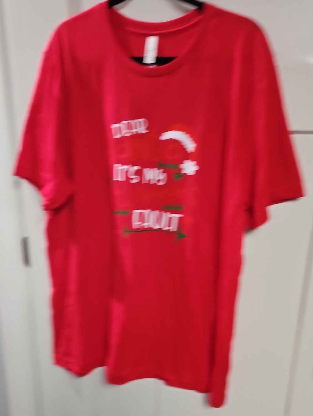Bella Canvas Red Short Sleeve Graphic Tee